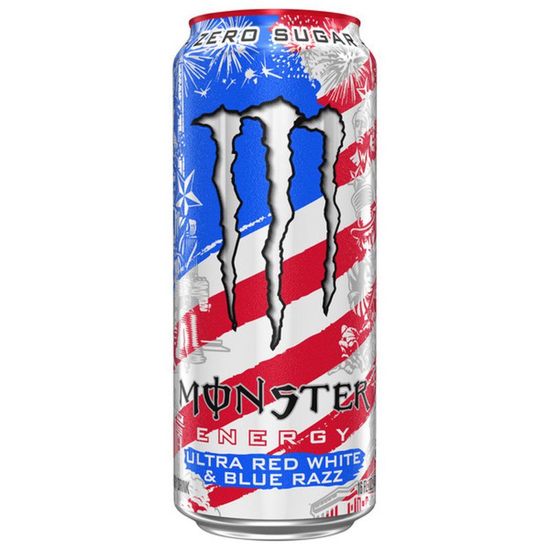 Monster Ultra Red, White & Blue Razz 24 x 473ml
