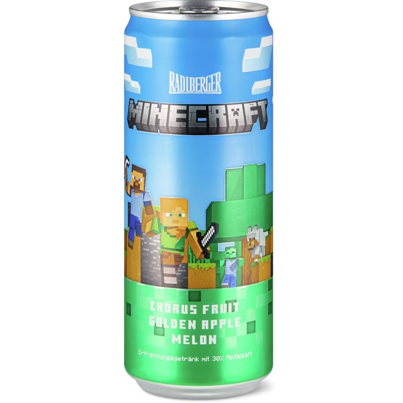 Minecraft - Chorus Fruit, Golden Apple Melon 24 x 330ml