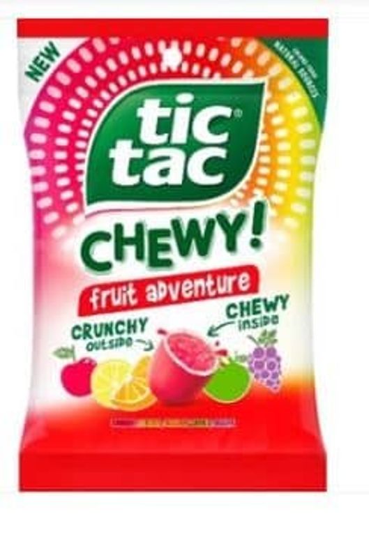 Tic Tac - Chewy Fruit Adventure Bag 12 x 79g