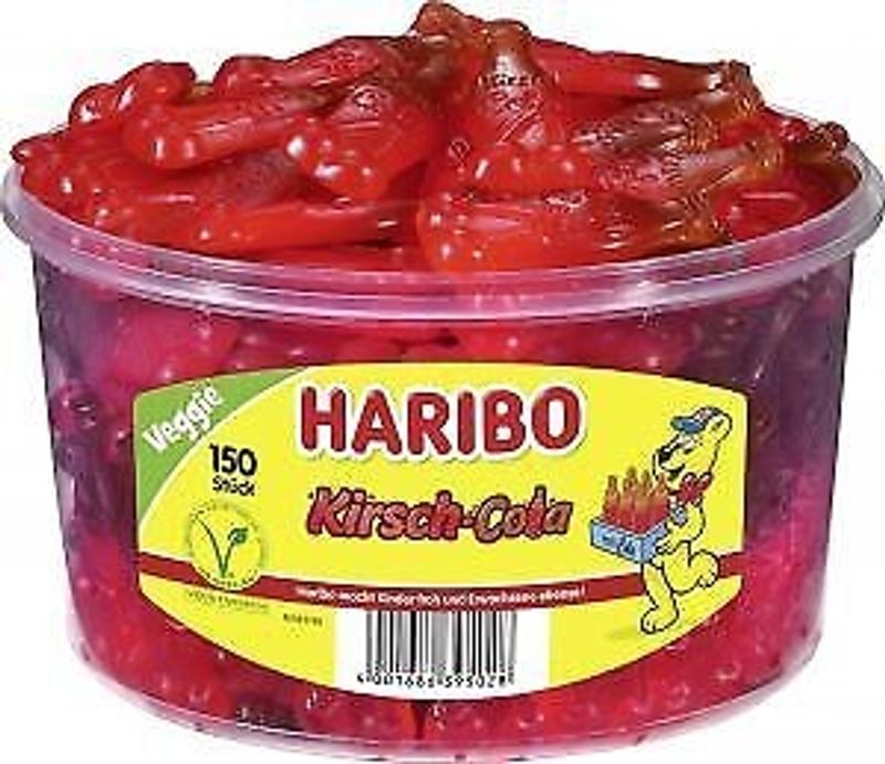 Haribo Kirsch-Cola Fruchtgummi (veggie) 1350g