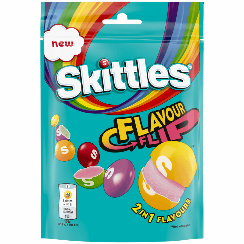 Skittles Flavour Flip Pouch 15 x 136g