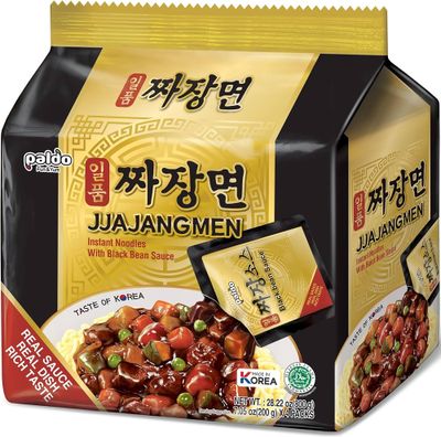 Paldo Jjajangmen Instant Noodles 4x4x200g