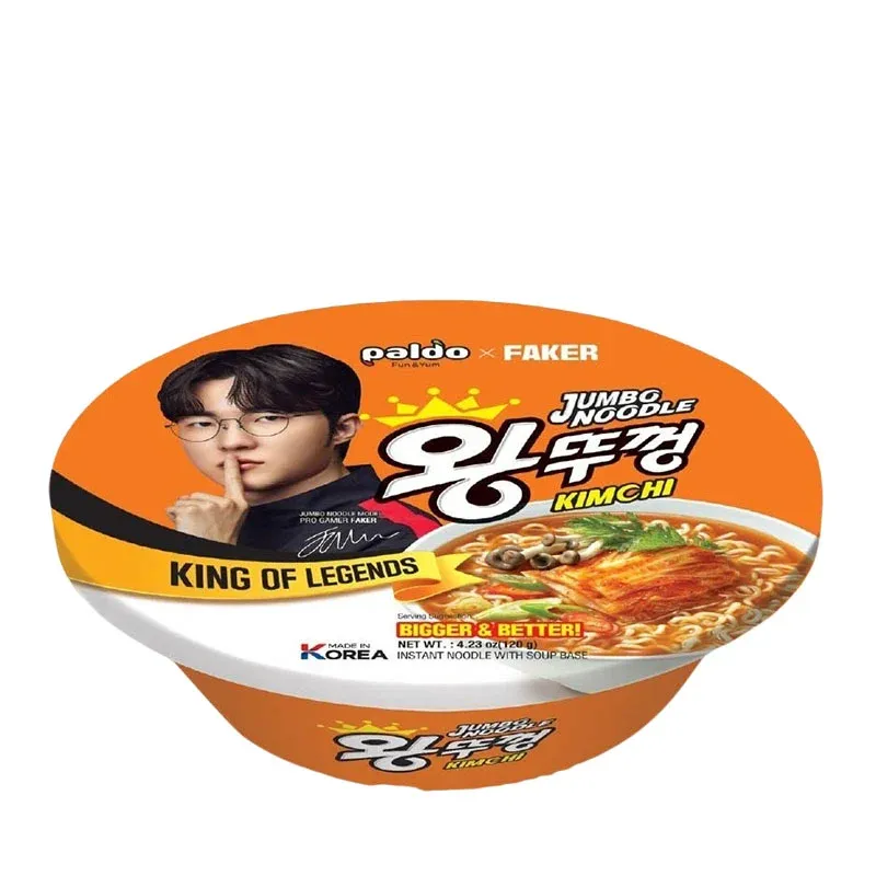 Paldo Jumbo Kimchi Noodle Cup 18 x 120g