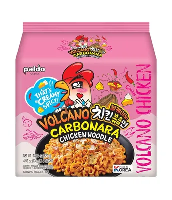 Paldo Volcano Chicken Carbonara Noodle 8x4x130g
