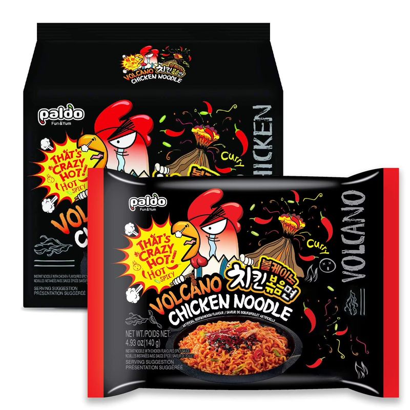 Paldo Volcano Chicken Noodle 4x4x140g
