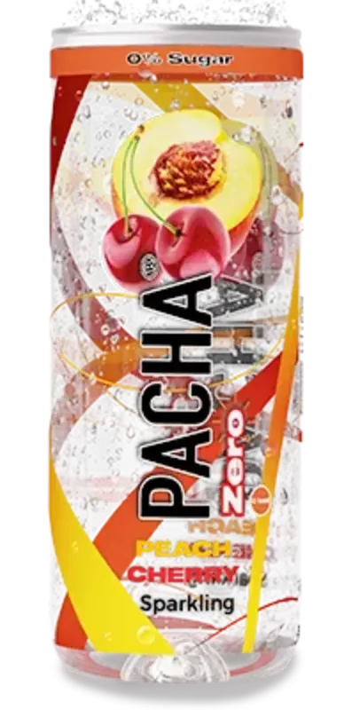 Pacha - Peach Cherry Zero 24 x 250ml