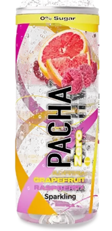 Pacha - Grapefruit Raspberry Zero 24 x 250ml