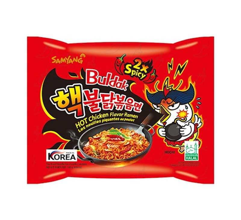 Samyang Buldak   2x Spicy Noodles 8 x 5-pack (700 g)