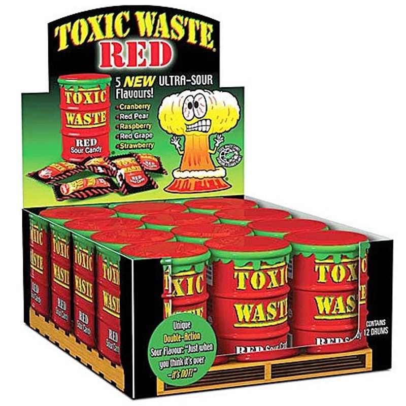 Toxic Waste Red Drums 12 x 42g