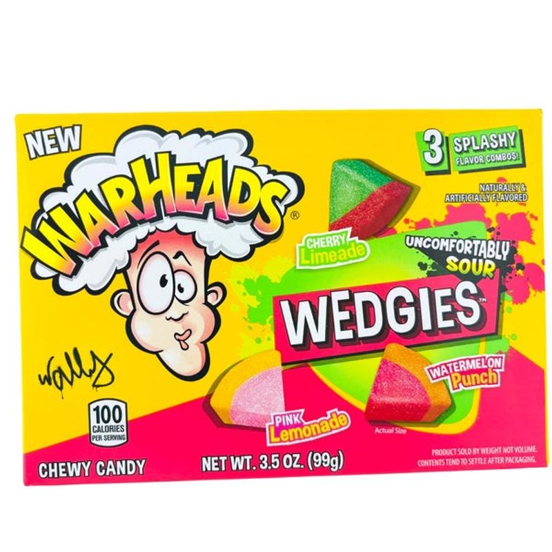 Warheads Wedgies Theatrebox 12 x 99g