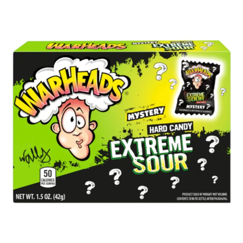 Warheads Mystery Hard Candy Theater Box 12 x 42g