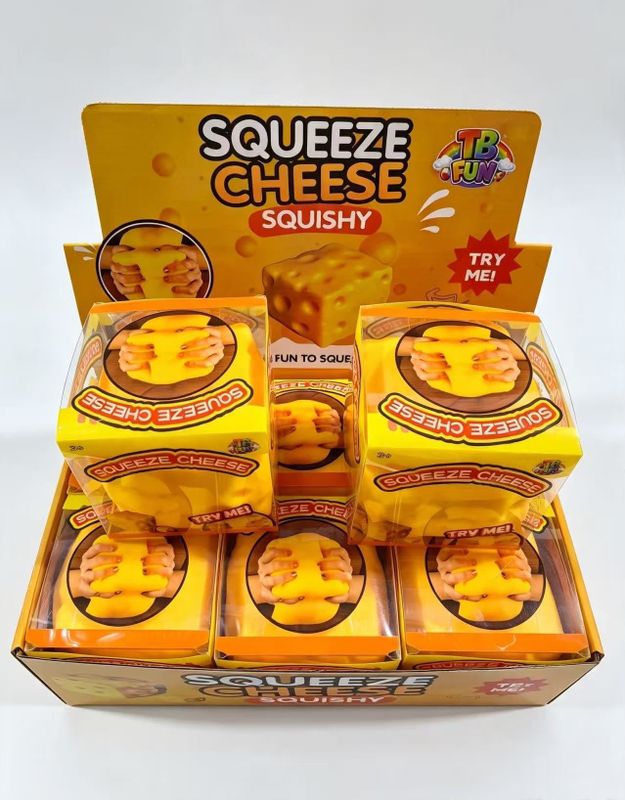 Squishy Cheese XL x 12 (25cm)