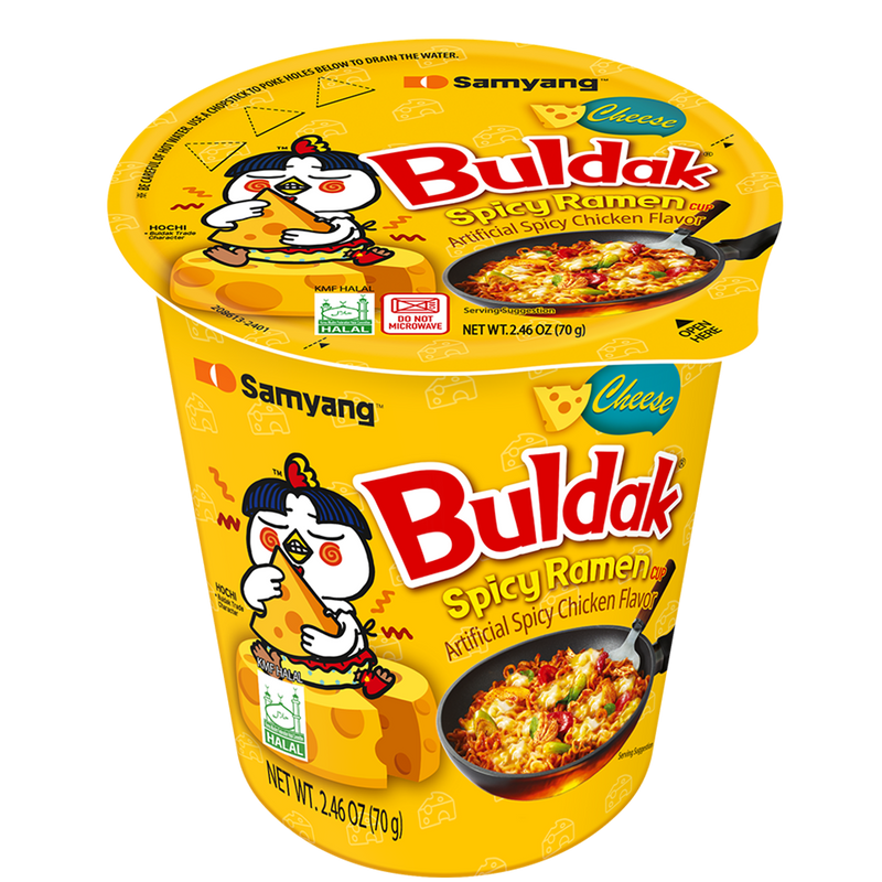 Samyang Buldak Cheese Hot Chicken Flavor Ramen Cup 6 x 80g