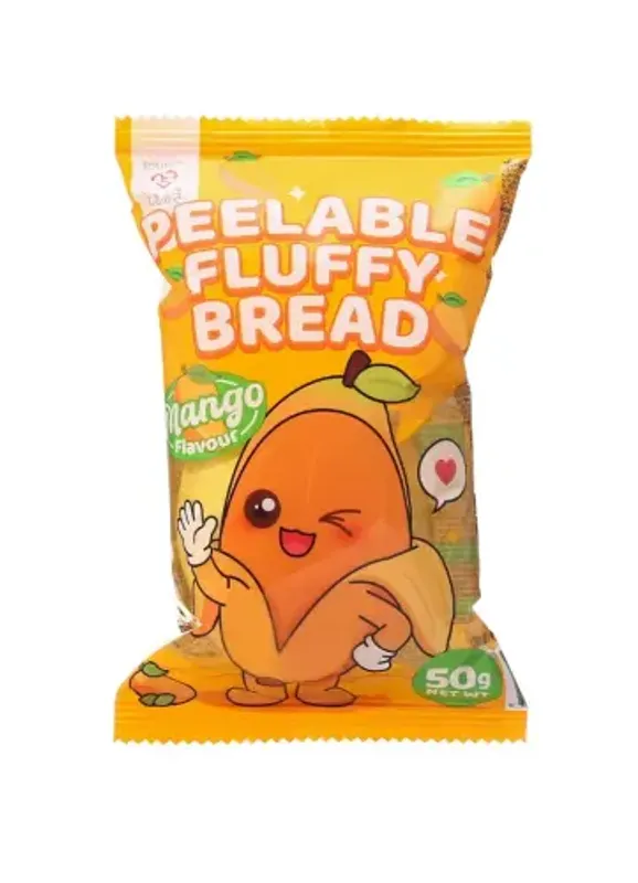 Tokimeki Peelable Fluffy Bread Mango Flavor 16 x 50g