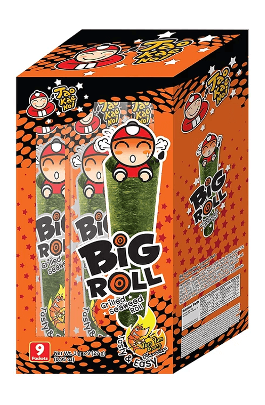 Tao Kae Noi Big Roll Seaweed Tom Yum 12x27g