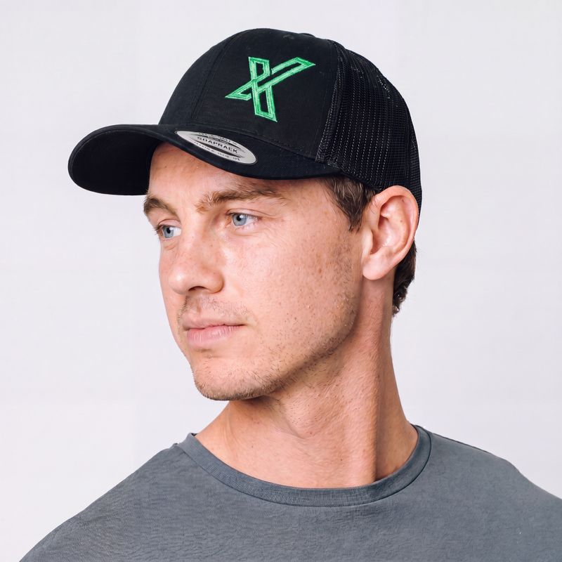 Keps X Edition Black  Trucker 3D Brodyr