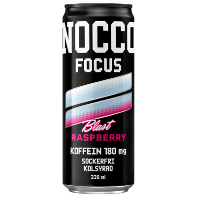 24 x Nocco Raspberry Blast 330 ml