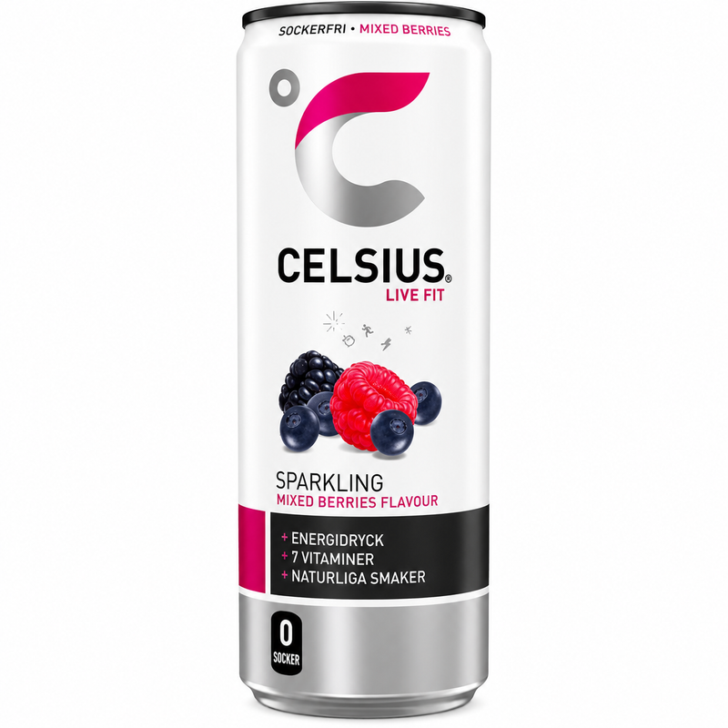 24 x CELSIUS Mixed Berries 355 ml