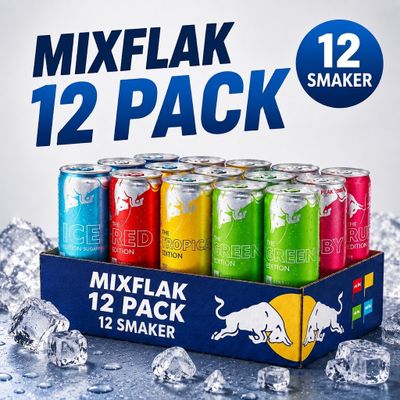 12 x Red Bull Limited Edition 250 ml Mix -hiutaleet
