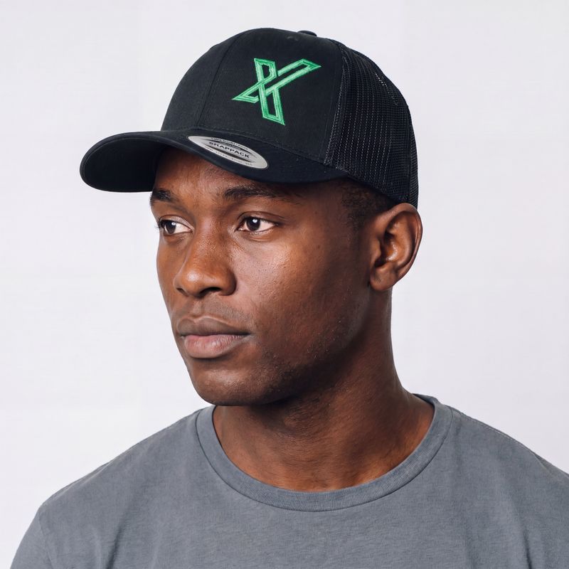 Keps X Edition Black  Trucker 3D Brodyr