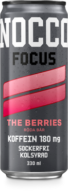 24 x Nocco Focus The Berries 330 ml