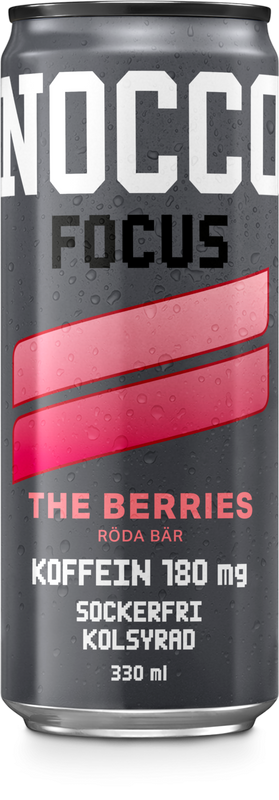 24 x Nocco Focus The Berries 330 ml