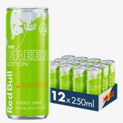Limited Edition 12 x RED BULL Summer Caruba Fläder 250 ml