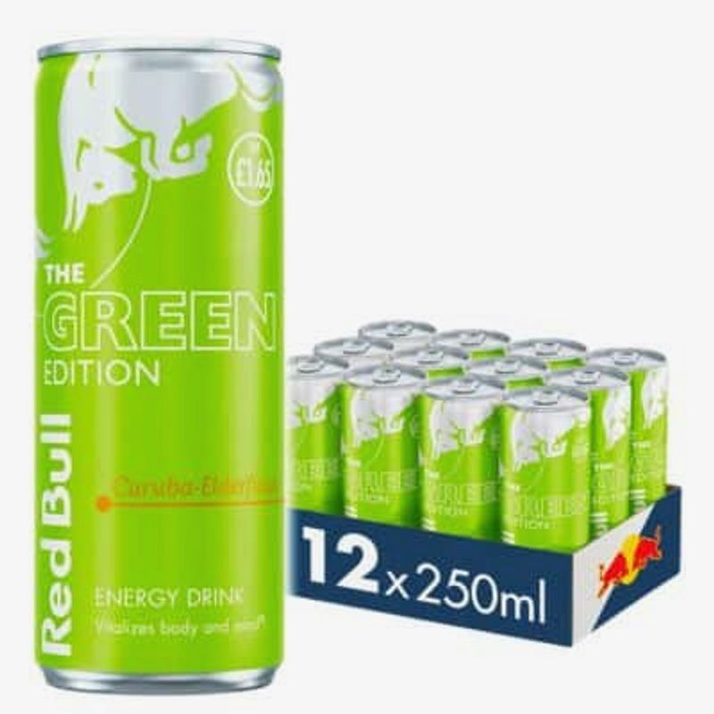 Limited Edition 12 x RED BULL Summer Caruba Fläder 250 ml