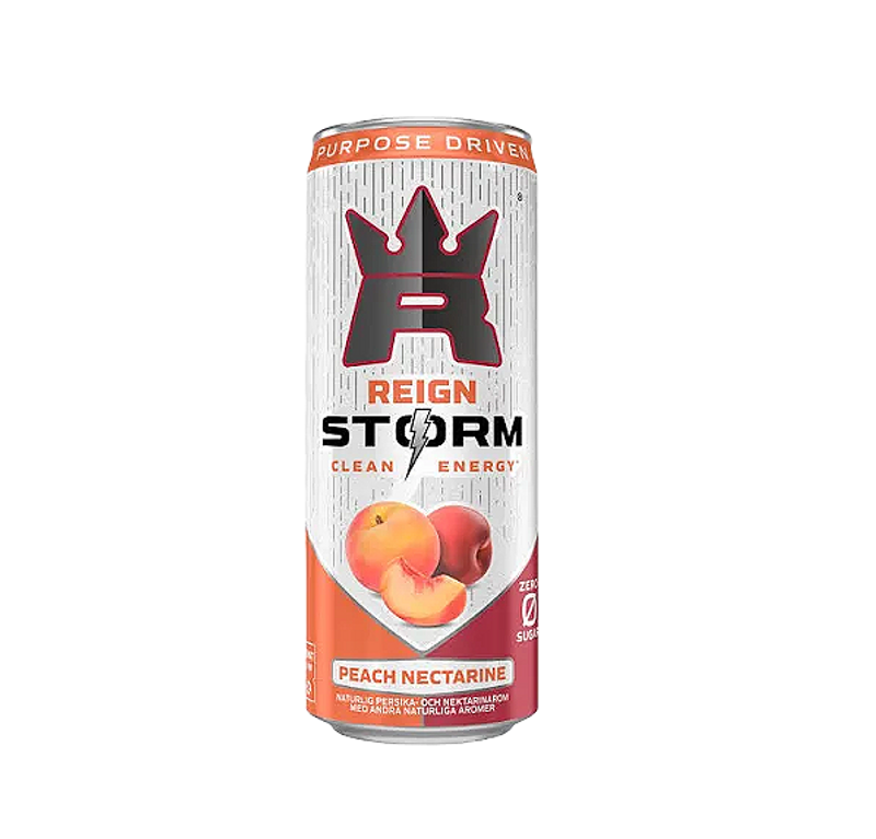 12 x Reign Storm Energi Peach Nectarin 355 ml