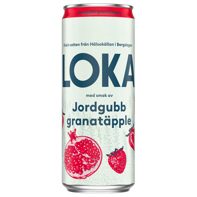 LOKA Jordgubb Granatäpple 33 cl