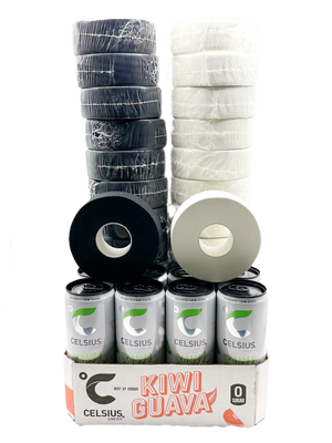 Paket 20 x Hockeytejp Bred 36 mm + Valfritt flak 24 Pack