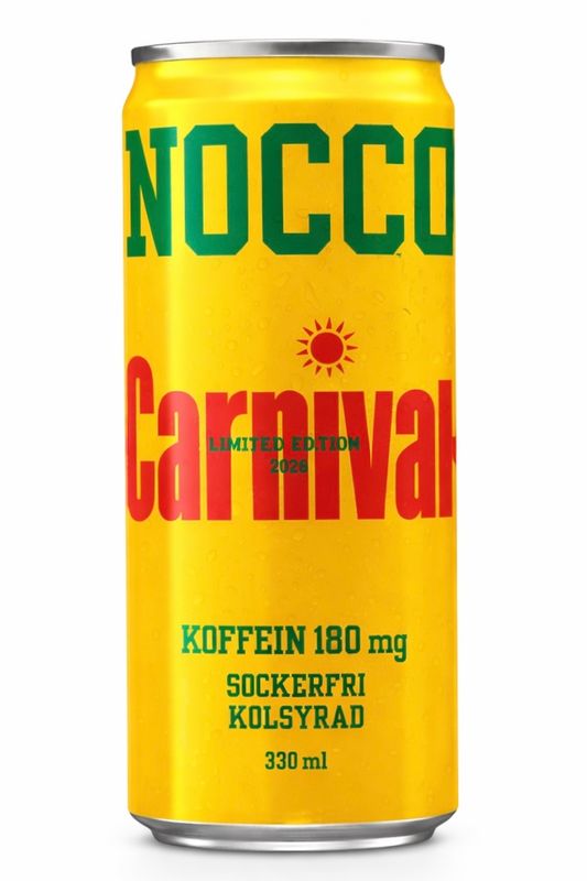 24 x Limited Edition NOCCO Carnival 330 ml