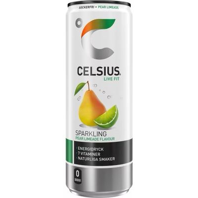 24 x Celsius Pear Limeade 355 ml