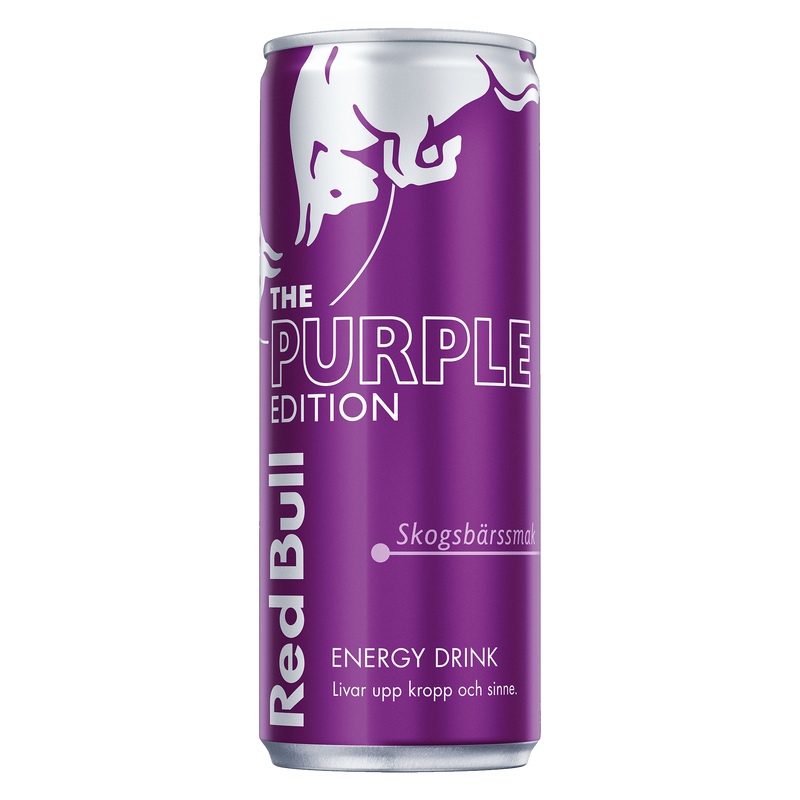 24 x RED BULL The Purple Edition Skogsbär 250 ml