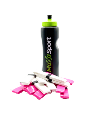 Paket 12 x Padel Overgrip + Maxa Sport Vattenflaska 1000 ml