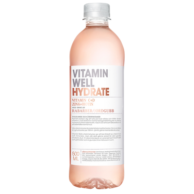 12 x Vitamin Well Hydrate 500 ml