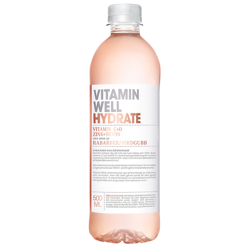 12 x Vitamin Well Hydrate 500 ml