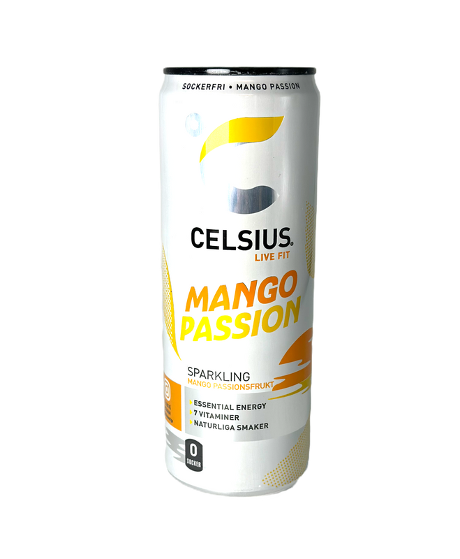 24 x CELSIUS Mango Passion 355 ml