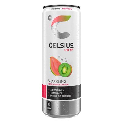 24 x CELSIUS Kiwi Guava 355 ml
