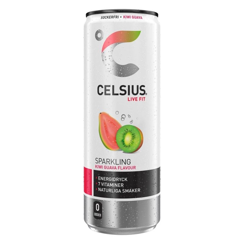 24 x CELSIUS Kiwi Guava 355 ml