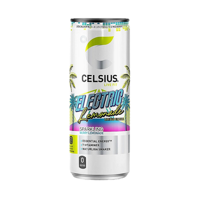 24 x CELSIUS Electric Lemonade 355 ml