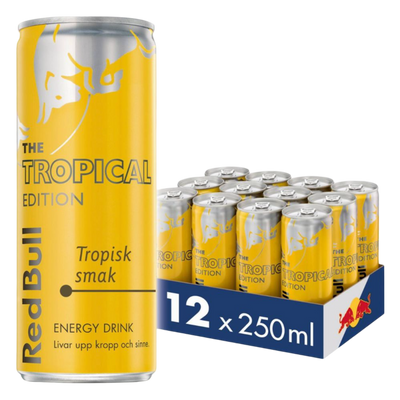 12 x Red Bull Tropical Edition 250 ml