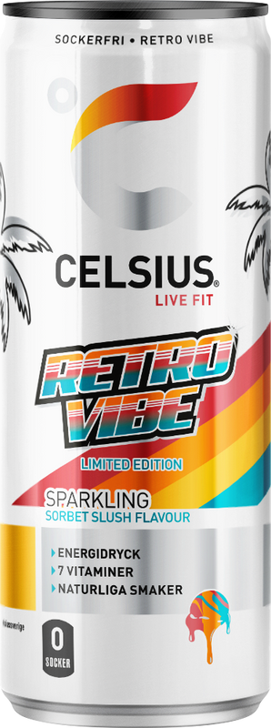 24 x CELSIUS Retro Vibe 355 ml