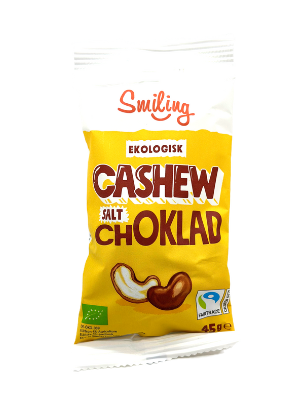 Smiling Ekologisk Cashew Salt Choklad 45 g