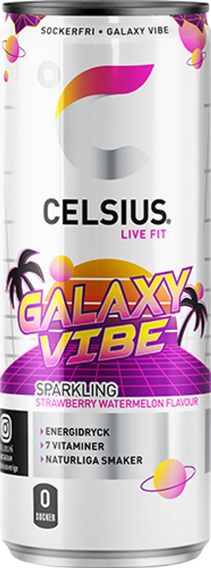 24 x CELSIUS Galaxy Vibe 355 ml