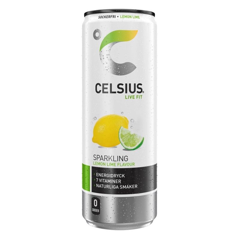 24 x CELSIUS Citron Lime 355 ml