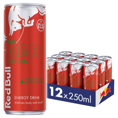 Limited Edition 12 x RED BULL Vattenmelon 250 ml