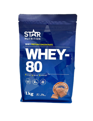 Whey-80 Vassleprotein Choklad, 1 kg