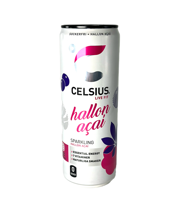 24 x CELSIUS Hallon Acai 355 ml