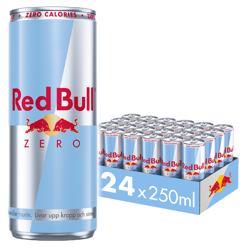 24 x Red Bull Zero 250 ml